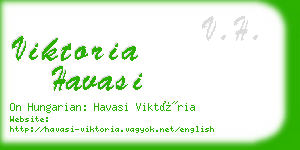 viktoria havasi business card